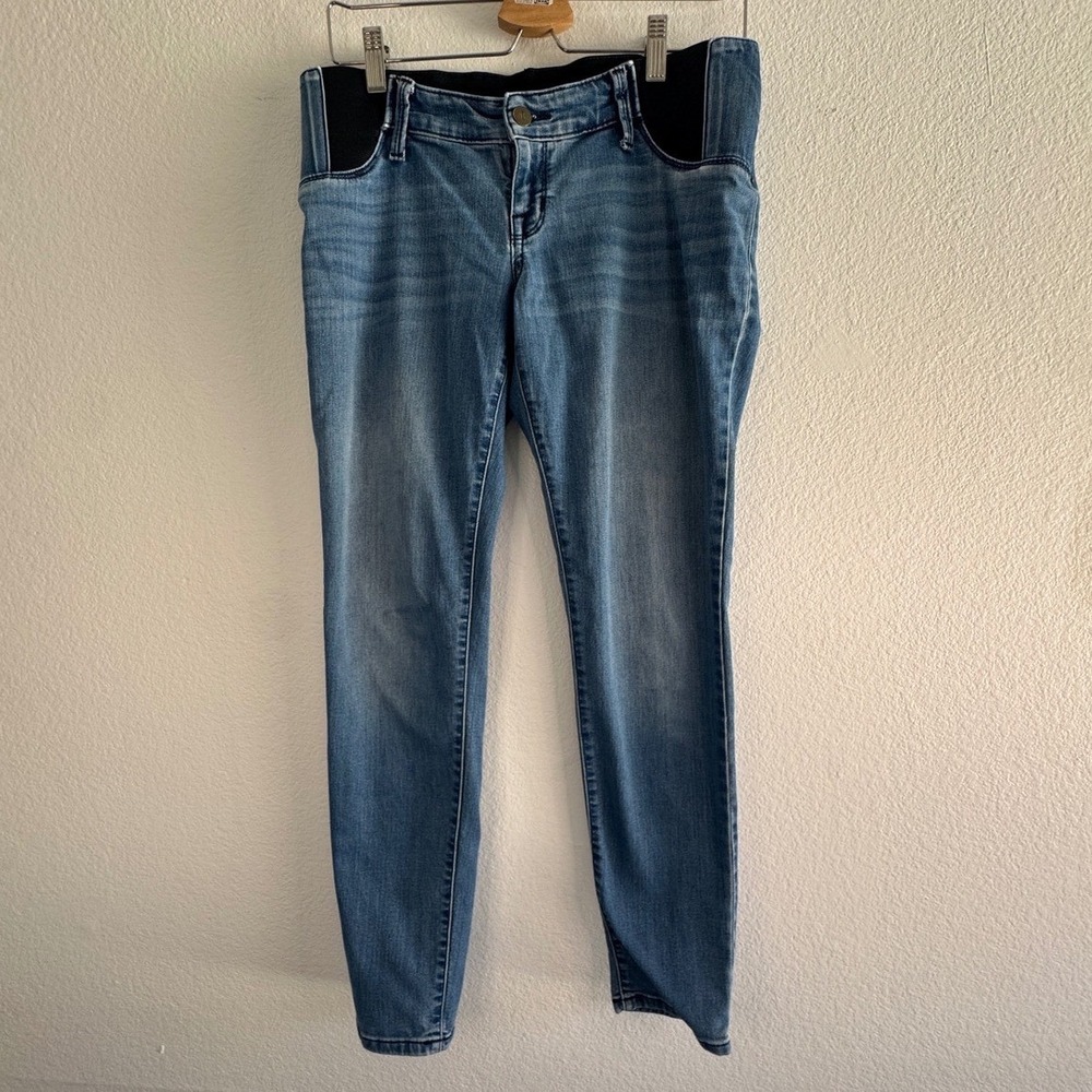 Isabel Maternity by Ingrid & Isabel Blue Skinny Jeggings Medium Wash Size 4‎